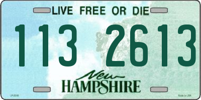 NH license plate 1132613