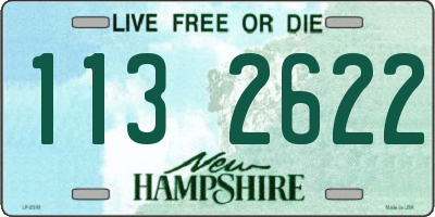 NH license plate 1132622