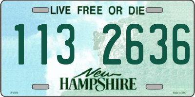 NH license plate 1132636