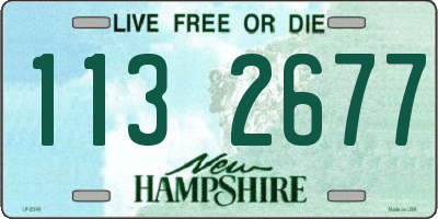 NH license plate 1132677