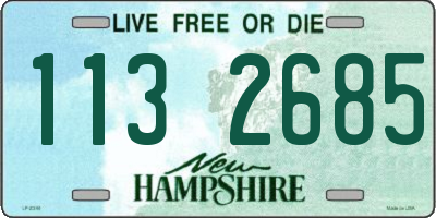 NH license plate 1132685