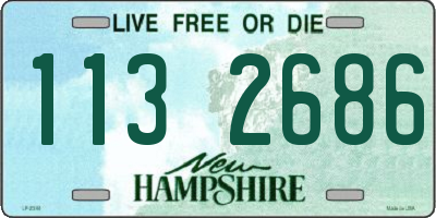 NH license plate 1132686