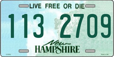 NH license plate 1132709