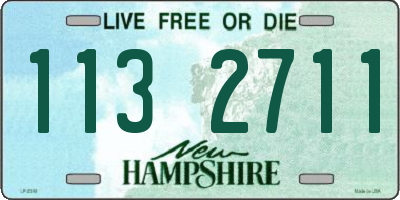 NH license plate 1132711