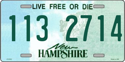 NH license plate 1132714