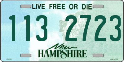 NH license plate 1132723