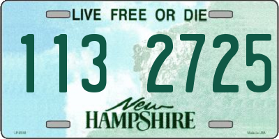 NH license plate 1132725