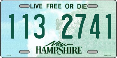 NH license plate 1132741