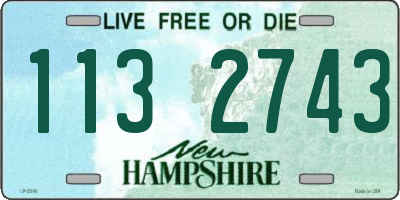 NH license plate 1132743