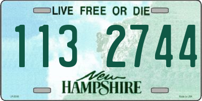 NH license plate 1132744