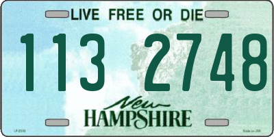 NH license plate 1132748