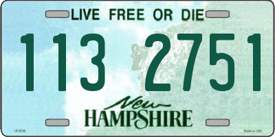 NH license plate 1132751