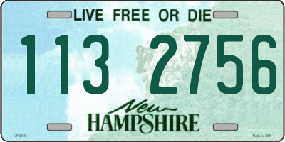 NH license plate 1132756