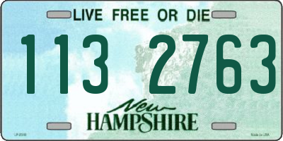 NH license plate 1132763