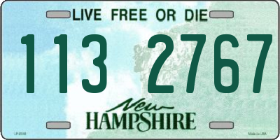 NH license plate 1132767