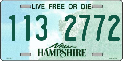 NH license plate 1132772