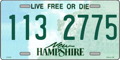 NH license plate 1132775