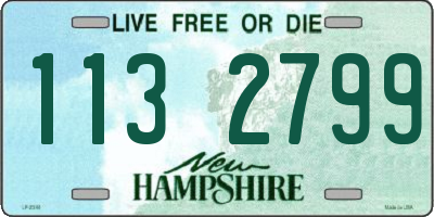 NH license plate 1132799