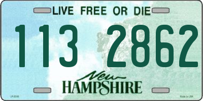 NH license plate 1132862