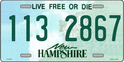 NH license plate 1132867