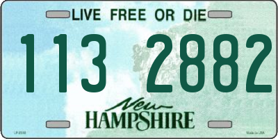 NH license plate 1132882