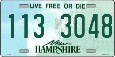 NH license plate 1133048
