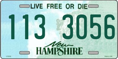 NH license plate 1133056