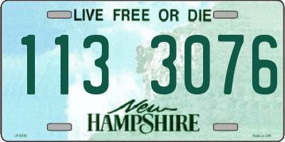 NH license plate 1133076