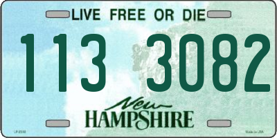 NH license plate 1133082