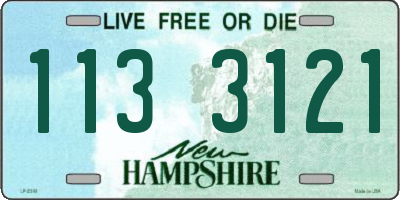 NH license plate 1133121
