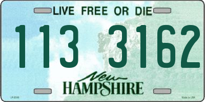 NH license plate 1133162
