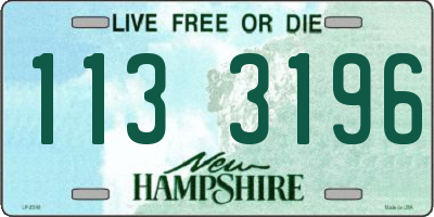 NH license plate 1133196