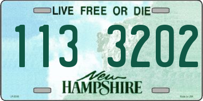 NH license plate 1133202