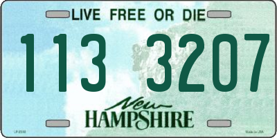 NH license plate 1133207