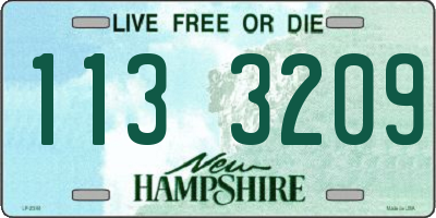 NH license plate 1133209