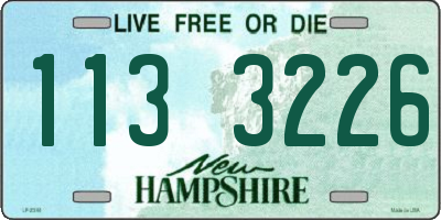 NH license plate 1133226