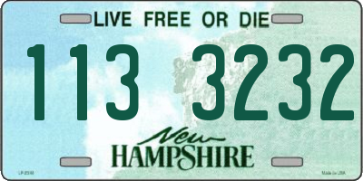 NH license plate 1133232