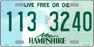 NH license plate 1133240