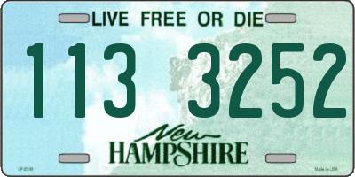NH license plate 1133252