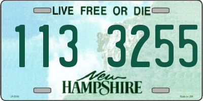 NH license plate 1133255