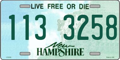 NH license plate 1133258