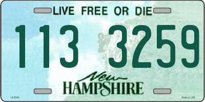 NH license plate 1133259