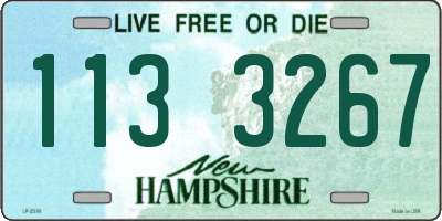 NH license plate 1133267