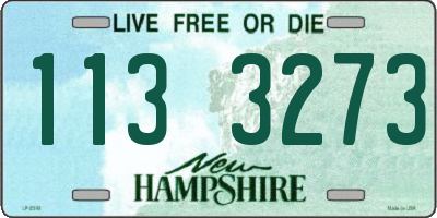 NH license plate 1133273