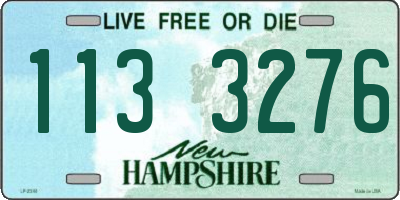 NH license plate 1133276