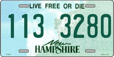 NH license plate 1133280