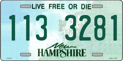 NH license plate 1133281