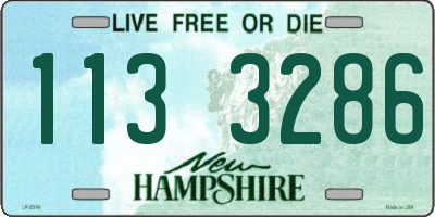 NH license plate 1133286