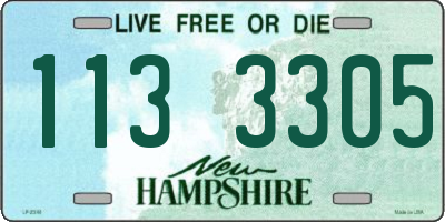 NH license plate 1133305