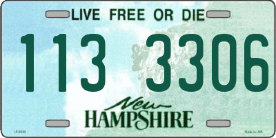 NH license plate 1133306